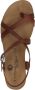 COSMOS Sandalen Plat Sandalen Plat Cognac - Thumbnail 13
