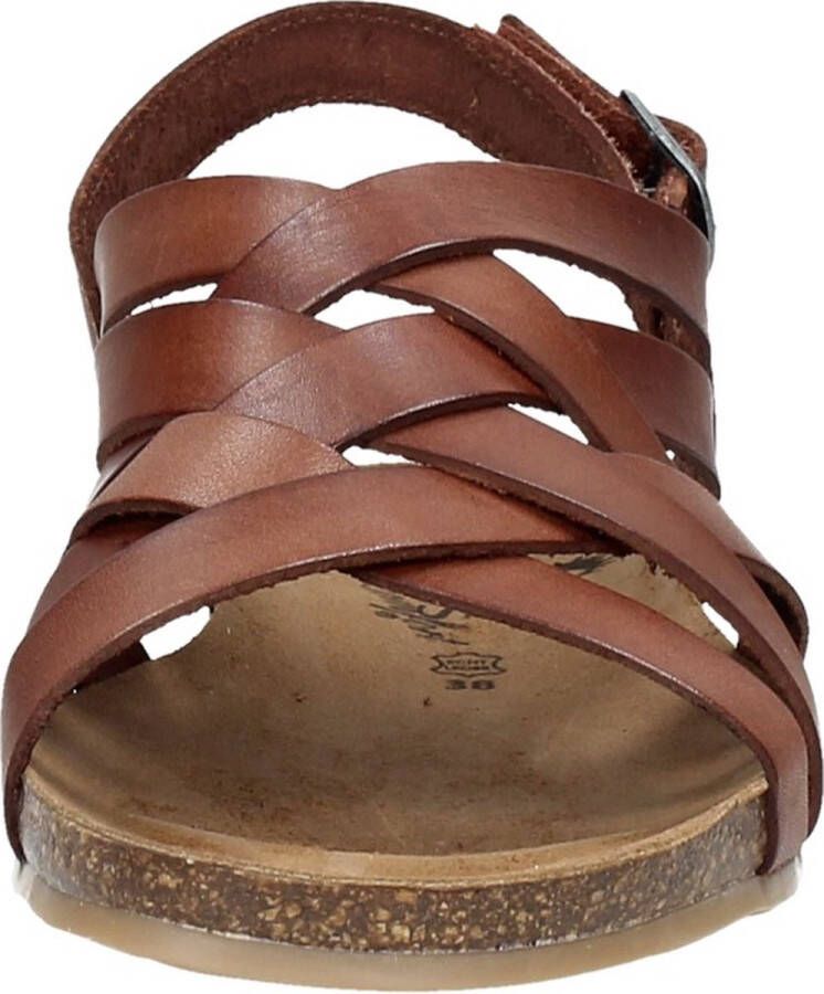 COSMOS Sandalen Plat Sandalen Plat Cognac