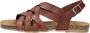 COSMOS Sandalen Plat Sandalen Plat cognac - Thumbnail 5