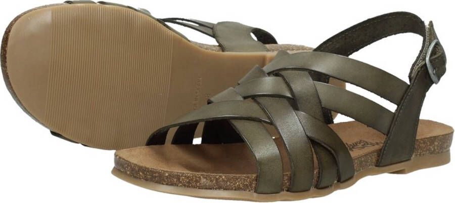 COSMOS Sandalen Plat Sandalen Plat Groen