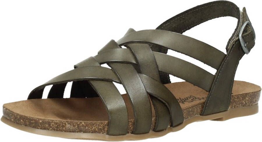 COSMOS Sandalen Plat Sandalen Plat Groen