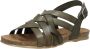 COSMOS Sandalen Plat Sandalen Plat Groen - Thumbnail 7