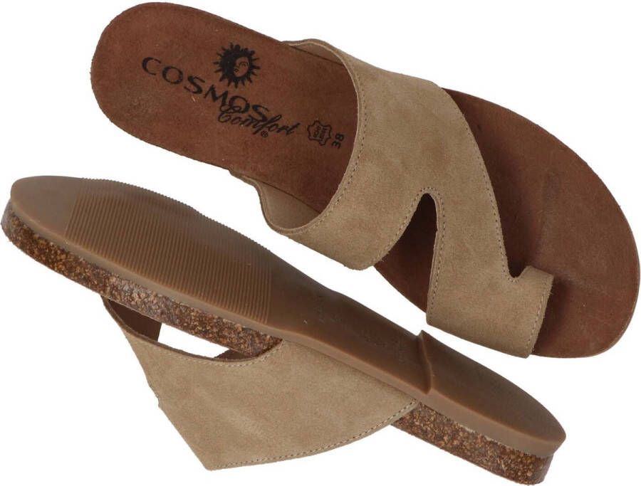 COSMOS Teenslippers beige