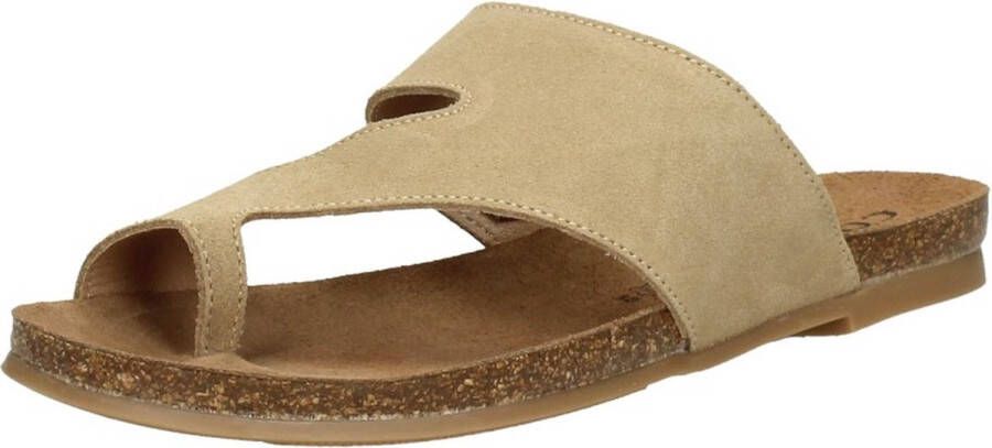 COSMOS Teenslippers beige