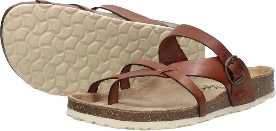 COSMOS Teenslippers cognac