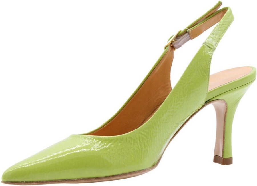 Cristian Daniel Peep Toe Peep Heel Green