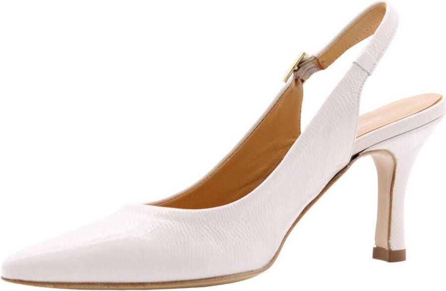 Cristian Daniel Peep Toe Peep Heel White