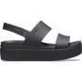 Crocs Sleehaksandaaltjes Brooklyn Low Wedge zomerschoen sandaal sleehak met modieuze plateauzool - Thumbnail 9