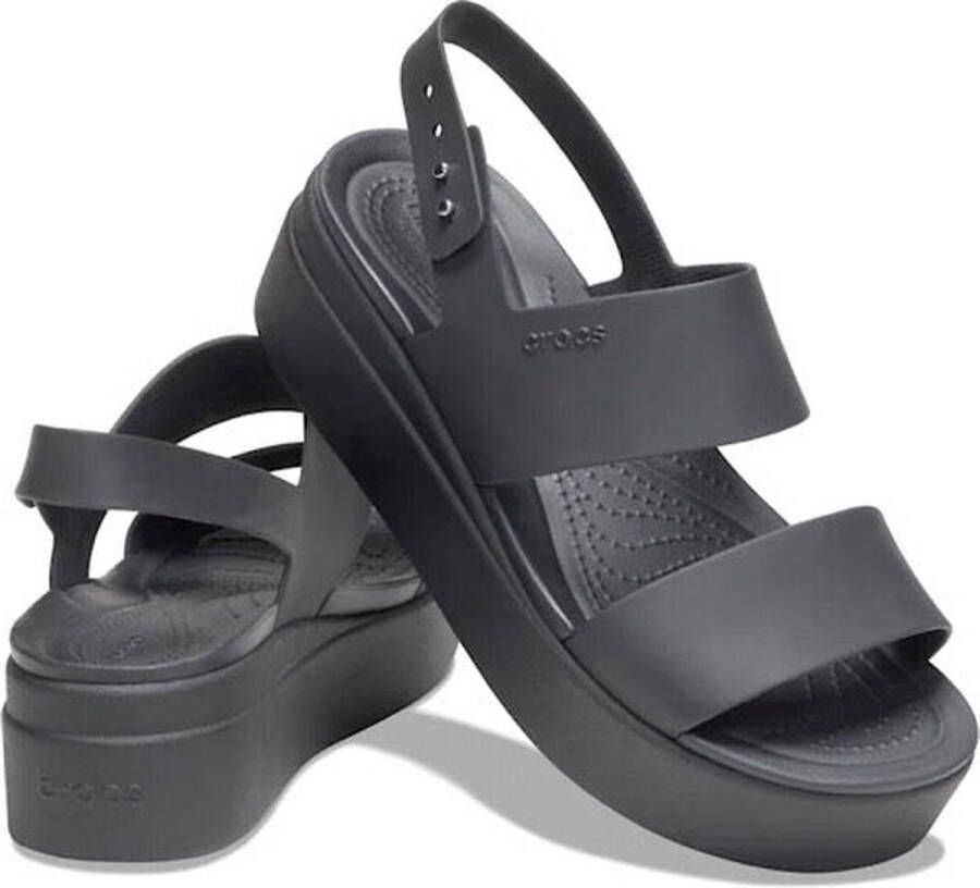 Crocs Sleehaksandaaltjes Brooklyn Low Wedge zomerschoen sandaal sleehak met modieuze plateauzool - Foto 10
