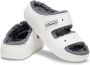 Crocs Classic Cozzzy Sandal Pantoffels maat M8 W10 grijs wit - Thumbnail 4