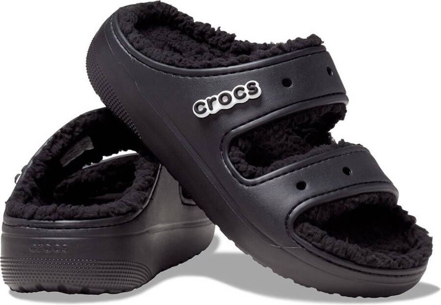 Crocs Classic Cozzzy Sandal Volwassenen Slippers Zwart Zwart - Foto 8
