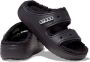 Crocs Classic Cozzzy Sandal Volwassenen Slippers Zwart Zwart - Thumbnail 8