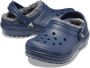 Crocs Kid's Classic Lined Clog Pantoffels maat C13 blauw - Thumbnail 3