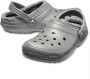 Crocs Pantoffels Classic Lined Clog tuinschoen slippers klomp met knuffelig nepleer - Thumbnail 12