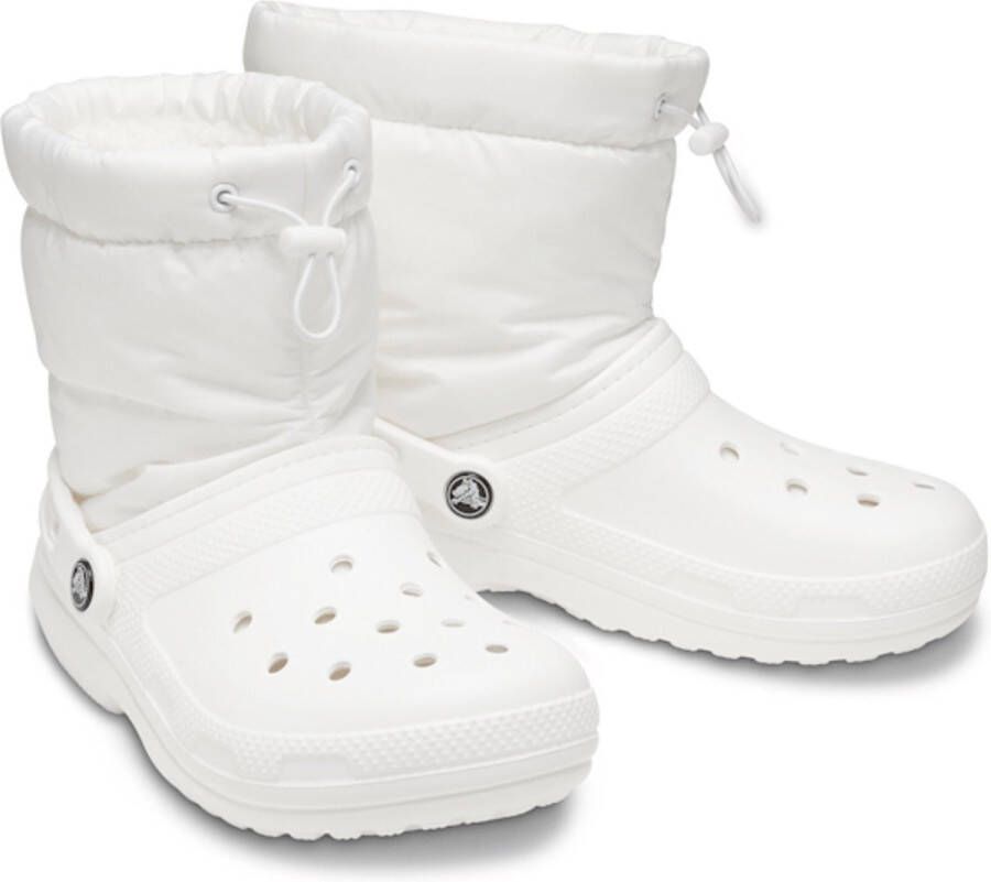 Crocs Classic Lined Neo Puff Boot Winterschoenen maat M6 W8 wit - Foto 4