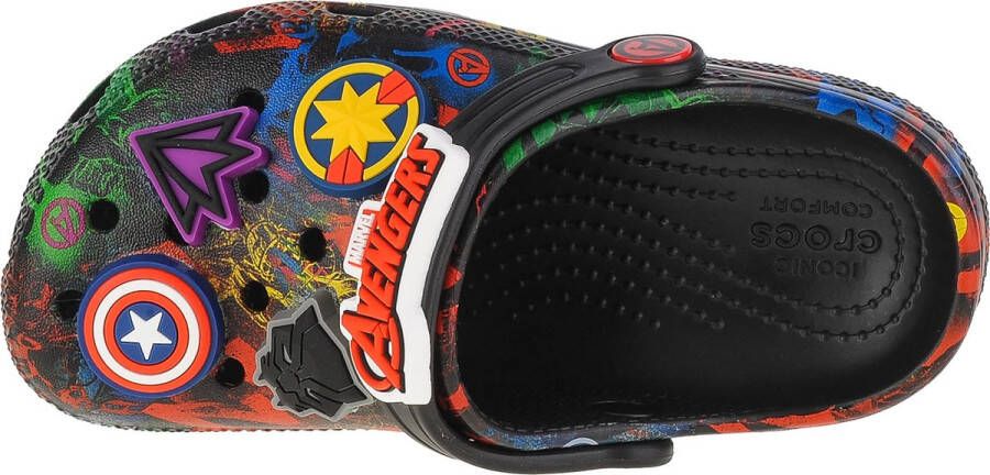 Crocs Classic Marvel Avengers Kids Clog 207721-001 voor een jongen Zwart Slippers