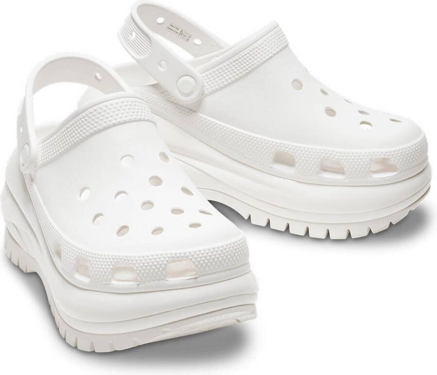 Crocs Classic Mega Crush Klompen White Heren