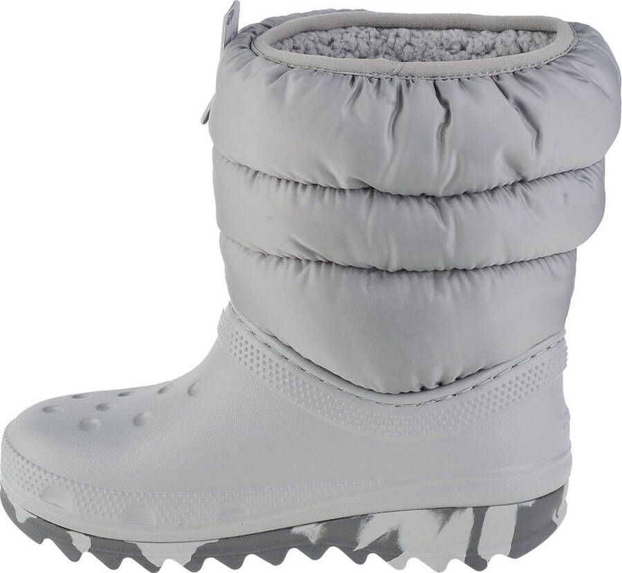 Crocs Classic Neo Puff Boot Kids 207684-007 voor een jongen Grijs Sneeuw laarzen