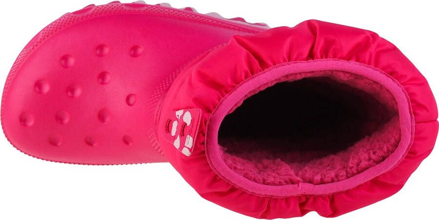 Crocs Classic Neo Puff Boot Kids 207684-6X0 voor meisje Roze Sneeuw laarzen
