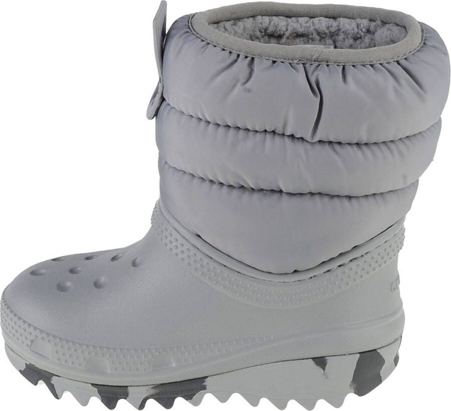 Crocs Classic Neo Puff Boot Toddler 207683-007 voor een jongen Grijs Sneeuw laarzen - Foto 4