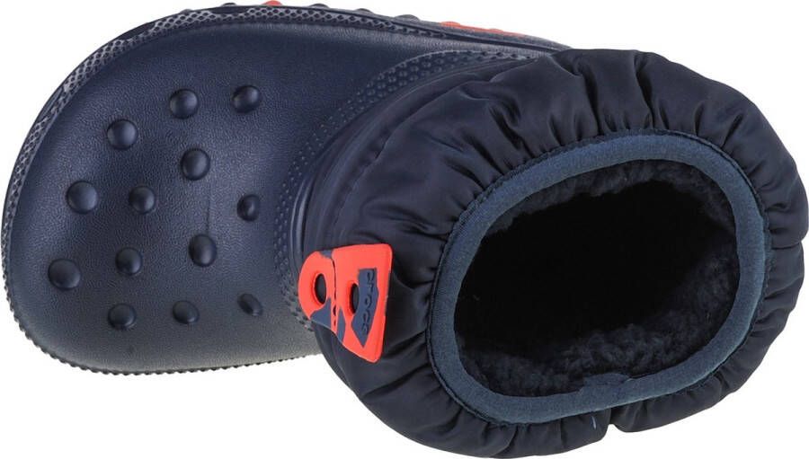 Crocs Classic Neo Puff Boot Toddler 207683-410 voor een jongen Marineblauw Sneeuw laarzen