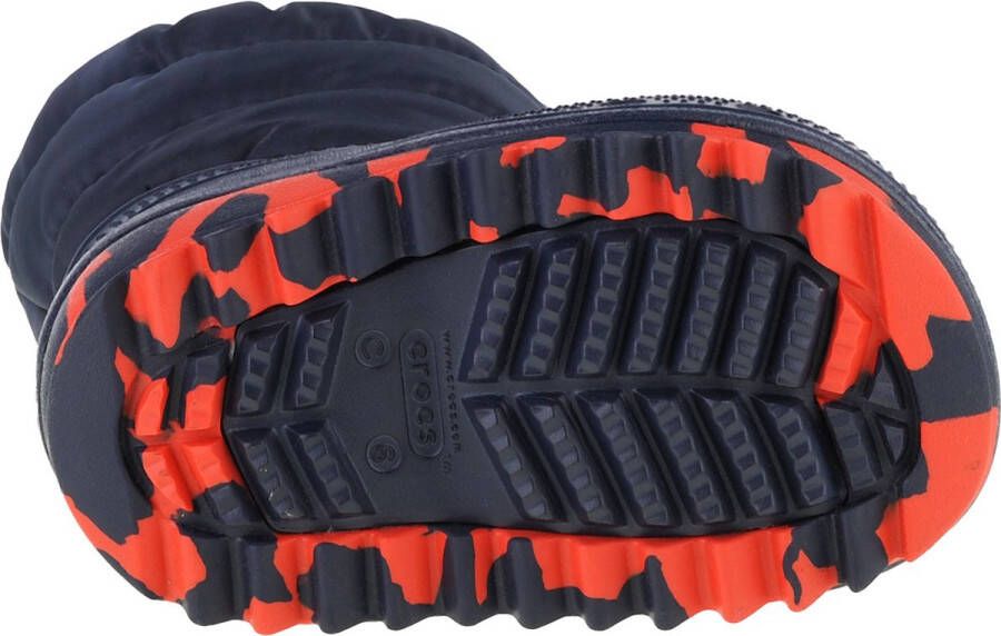 Crocs Classic Neo Puff Boot Toddler 207683-410 voor een jongen Marineblauw Sneeuw laarzen