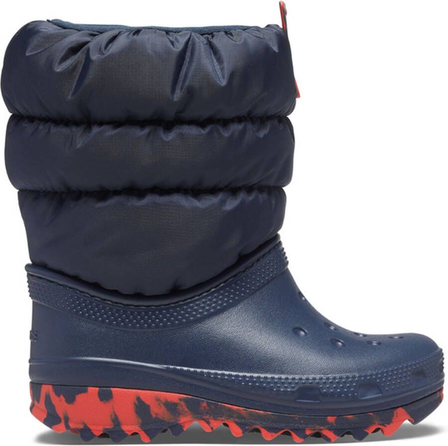 Crocs Classic Neo Puff Boot Toddler 207683-410 voor een jongen Marineblauw Sneeuw laarzen