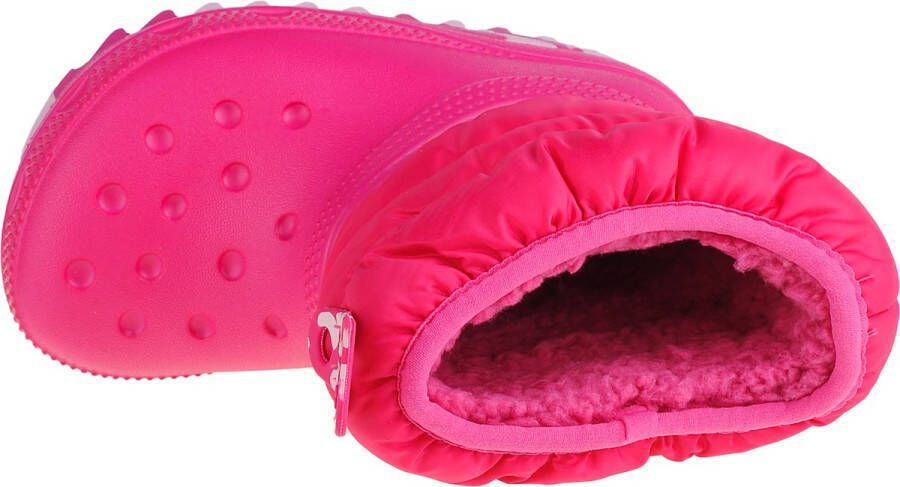 Crocs Classic Neo Puff Boot Toddler 207683-6X0 voor meisje Roze Sneeuw laarzen