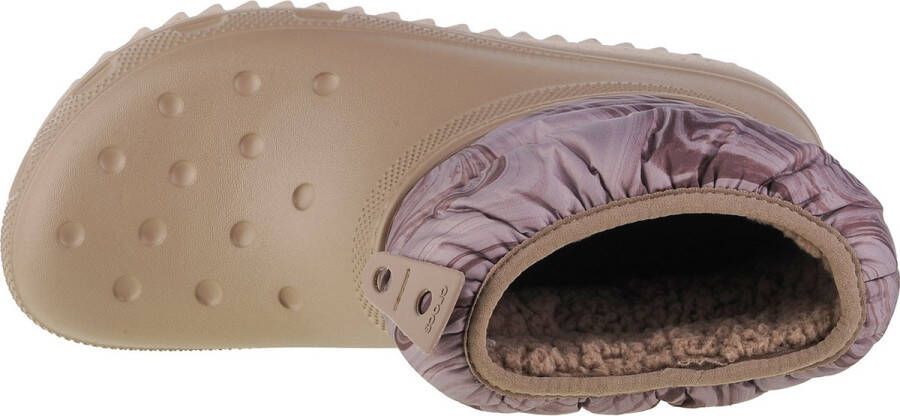 Crocs Classic Neo Puff Shorty Boot 207311-195 Vrouwen Bruin Sneeuw laarzen