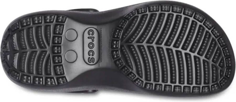 Crocs Classic Platform Clog Women Plateauzool Clogs Zwart