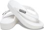 Crocs Classic Platform Flip W White Slippers Dames - Thumbnail 4