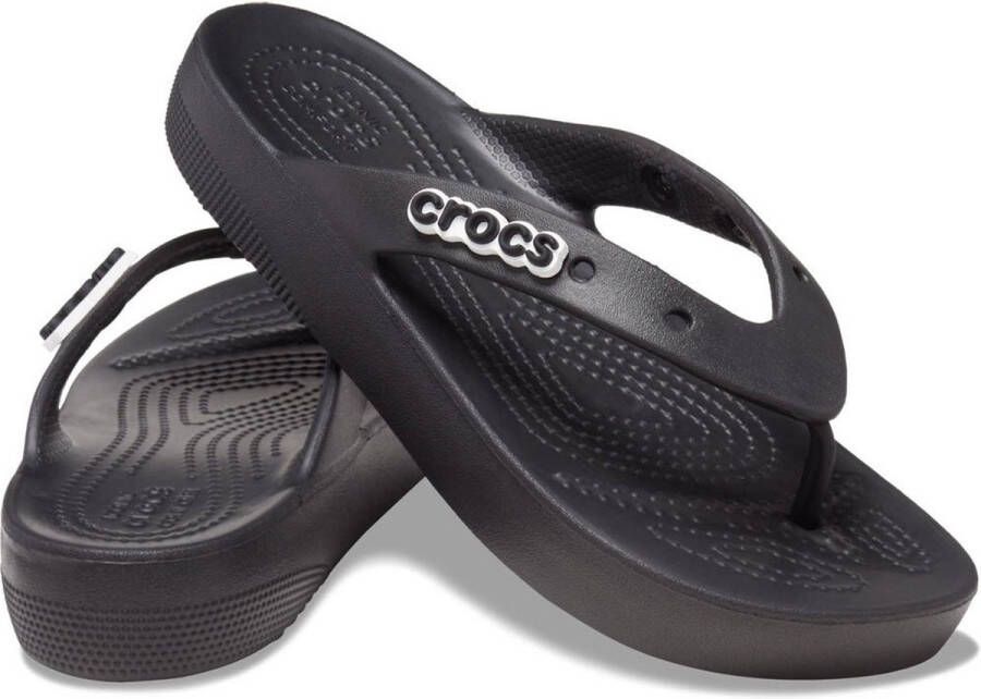 Crocs Teenslippers Classic Platform Flip W zomerschoen slippers poolslides met plateau - Foto 8