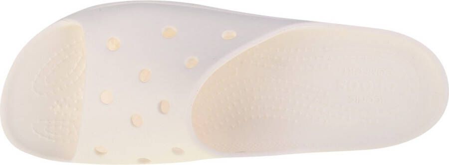 Crocs Classic Platform Slide 208180-100 Vrouwen Wit Slippers