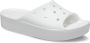 Crocs Classic Platform Slide 208180-100 Vrouwen Wit Slippers - Thumbnail 7