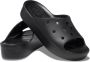 Crocs Classic Platform Slide 208180-001 Vrouwen Zwart Slippers - Thumbnail 5