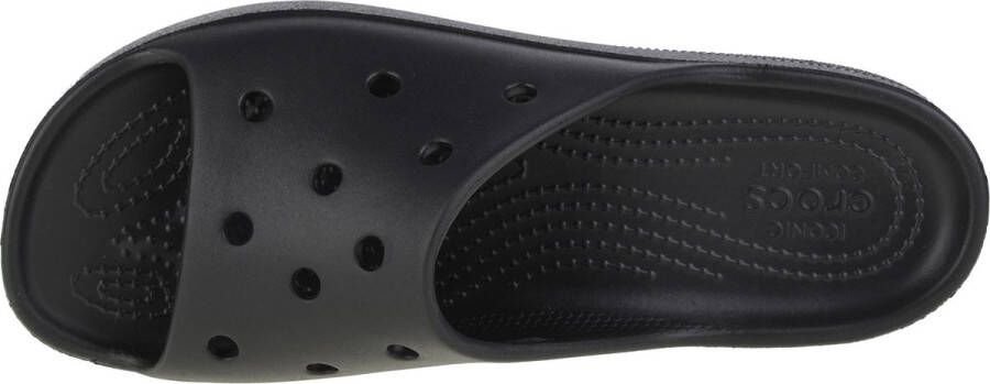 Crocs Classic Platform Slide 208180-001 Vrouwen Zwart Slippers - Foto 6