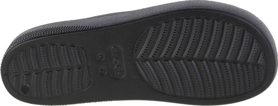 Crocs Classic Platform Slide 208180-001 Vrouwen Zwart Slippers - Foto 8