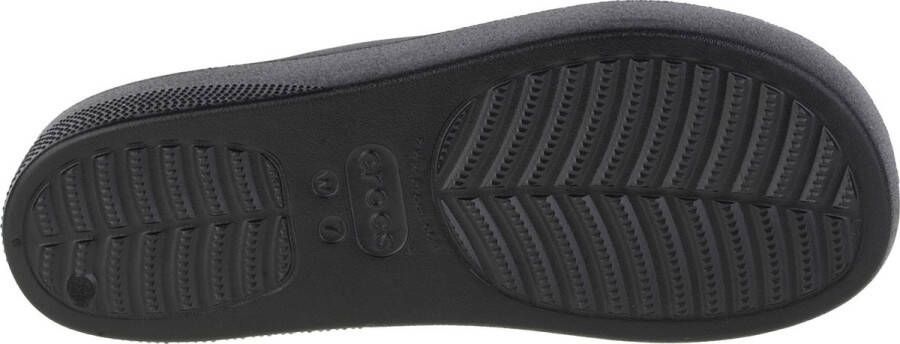 Crocs Classic Platform Slides Zwart Vrouw