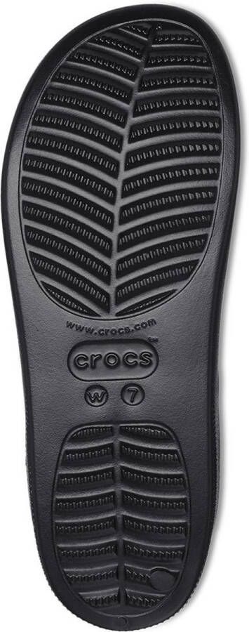 Crocs Classic Platform Slide 208180-001 Vrouwen Zwart Slippers - Foto 9