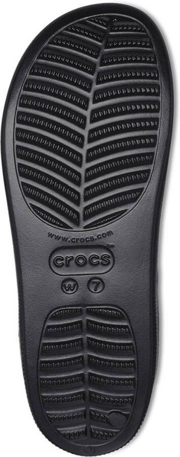 Crocs Classic Platform Slides Zwart Vrouw