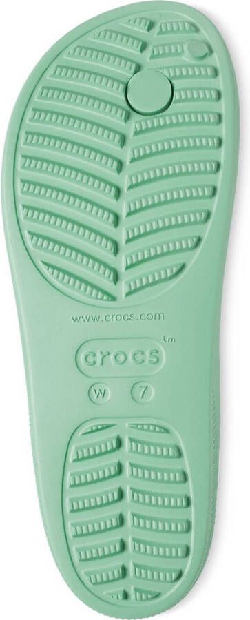 Crocs Classic Platform Slippers Groen Vrouw