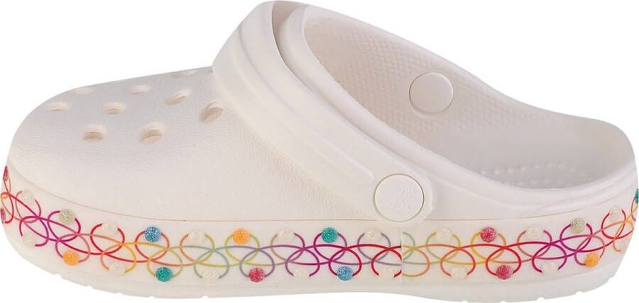 Crocs Crocband Stretch Necklace Peuterklompen Wit Meisje
