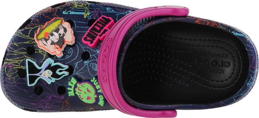 Crocs Disney Villains Classic Kids Clog 207722-001 voor meisje Marineblauw Slippers