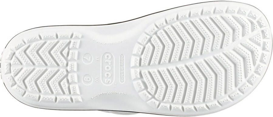 Crocs Flip Sandalen Volwassenen Wit Zwart