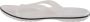 Crocs Sportieve Gestreepte Flip Sandaal White - Thumbnail 7