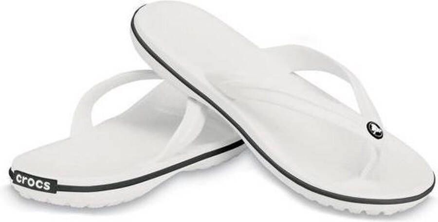 Crocs Flip Sandalen Volwassenen Wit Zwart