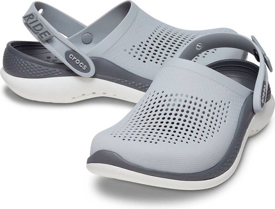 Crocs LiteRide 360 Clog Klompen Light Grey Slate Grey Heren - Foto 4