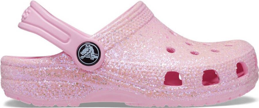 Crocs Meisjes Classic Glitter Clog Flamingo ROSE
