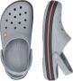 Crocs Crocband 11016-01U nen Grijs Slippers - Thumbnail 6