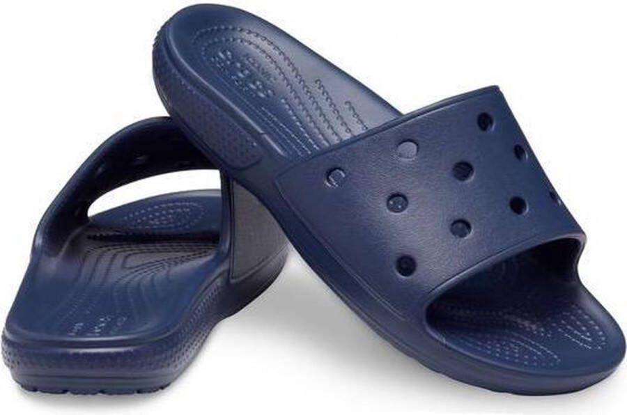 Crocs slippers Classic Slide met iets genopte binnenzool - Foto 4